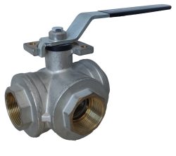 RB COMBI-SFER 3600 L Pirinç 3 Yollu Küresel Vana PN16 3/4”