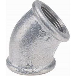 TRAKYA DÖKÜM 45° Galvaniz Açık Dirsek 1 1/2”