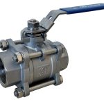 ProsesTedarik V-3T Paslanmaz Üç Parçalı Küresel Vana 1 1/2''