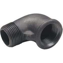 TRAKYA DÖKÜM Siyah Kuyruklu Dirsek 1 1/4”