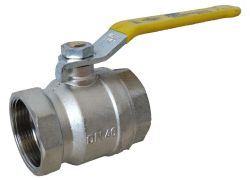 Doğalgaz Pirinç Küresel Vana Kısa Tip 1 1/4”