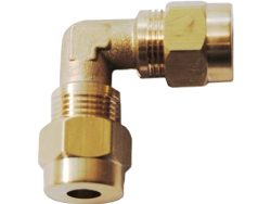 Sarı Pirinç Çift Taraf Yüksüklü Dirsek 10mm