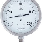 PAKKENS Alt Bağlantılı Termometre Ø100 mm 200°C CL 2,0