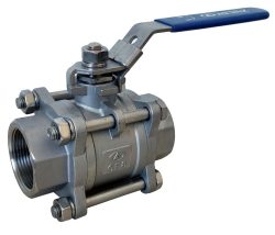 ProsesTedarik V-3T Paslanmaz Küresel Vana 4” PN63 AISI316