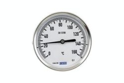 WIKA Arka Bağlantılı Bimetal Termometre Ø100mm 120°C 1/2”