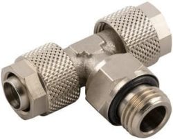 Aignep Pnömatik Sıkmalı Orta Bacak Metal TE 1/8” Ø8mm