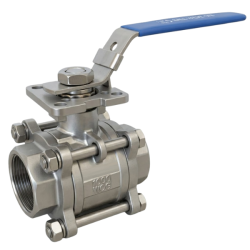 3 Parçalı Paslanmaz Küresel Vana PN63 1 1/4”