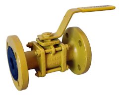 VALFTEK Tam Geçişli 3 Parçalı Doğalgaz Küresel Vana DN40