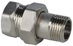 ECA Düz Radyatör Rakoru Nikel Kaplı 3/8” 602121006