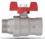 Pakkens Kelebek Kollu Küresel Vana PN25 3/8”