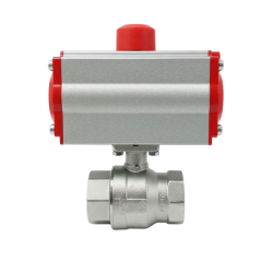 Pnömatik Aktüatörlü Pirinç Küresel Vana 1 1/2” PN40