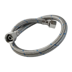 Paslanmaz Örgülü Yakıt Flex Hortumu R+R 3/8” x 3/8” L:1200mm
