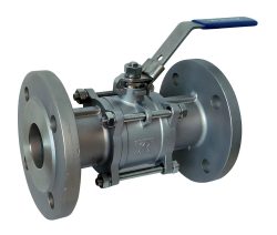 ProsesTedarik V-3F Paslanmaz Flanşlı Küresel Vana (AISI 316)