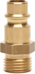 Sarı Pirinç Quick Kaplin Erkek Uç 26 Serisi 1/4”