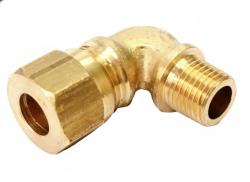 Sarı Pirinç Tek Taraf Yüksüklü Dirsek – 1/8” X 10mm