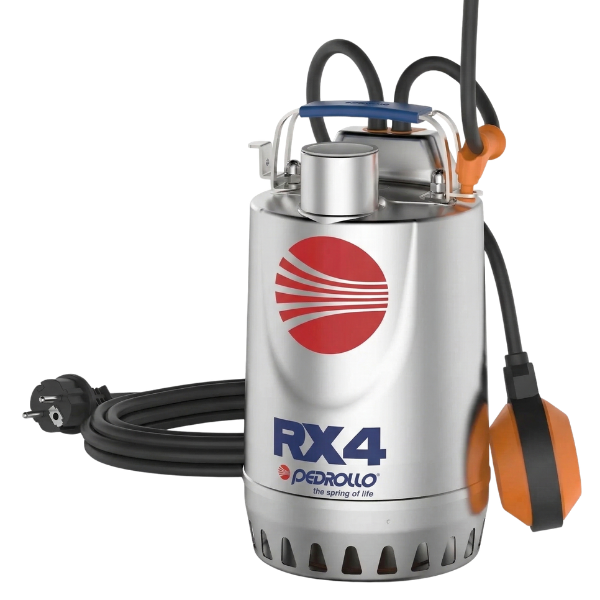 Pedrollo RXm 4 Paslanmaz Dalgıç Drenaj Pompası 1 HP