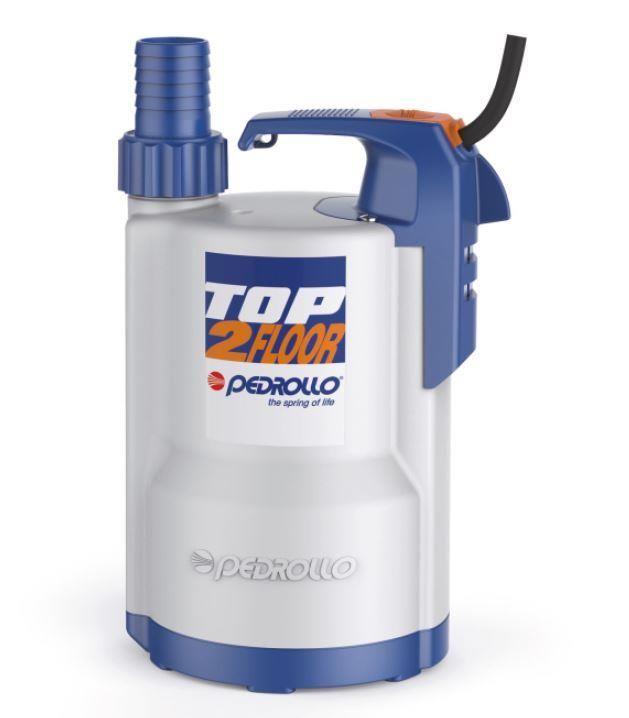 Pedrollo TOP 2 FLOOR Sıfırdan Emişli Dalgıç Pompa - 0.5 HP