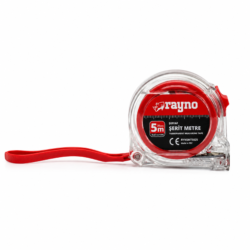 RAYNO ŞERİT METRE ŞEFFAF (RYN11512) 5×25 MT