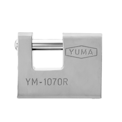 YUMA KAYAR MİLLİ ASMA KİLİT 80 MM 1080R NİKEL